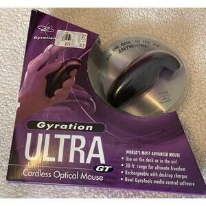 Gyration Ultra GT Cordless Wireless Optical Air Mouse